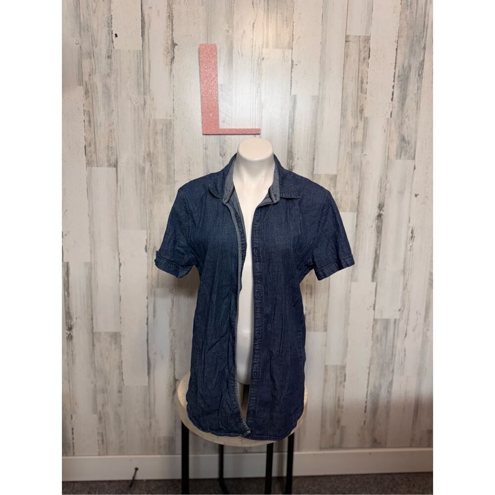 KENNETH COLE slim fit blouse size large